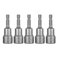 thumbnail image 2 of Youkk 5 Pieces Nut Driver Home Garage Shank Bit Electric Pneumatic Screwdriver Impact Drivers Bits Carpenter Tools 15x65mm, 2 of 6