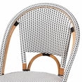 thumbnail image 4 of bali & pari Genica Black and White Weaving and Rattan 2-Piece Counter Stool Set, 4 of 6