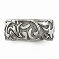thumbnail image 4 of Grey Titanium Ring Band Wedding Edward Mirell Casted 11mm, 4 of 6
