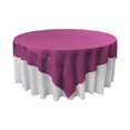 thumbnail image 1 of LA Linen TCpop90x90-MagentaP81 Polyester Poplin Square Tablecloth, Magenta - 90 x 90 in., 1 of 3