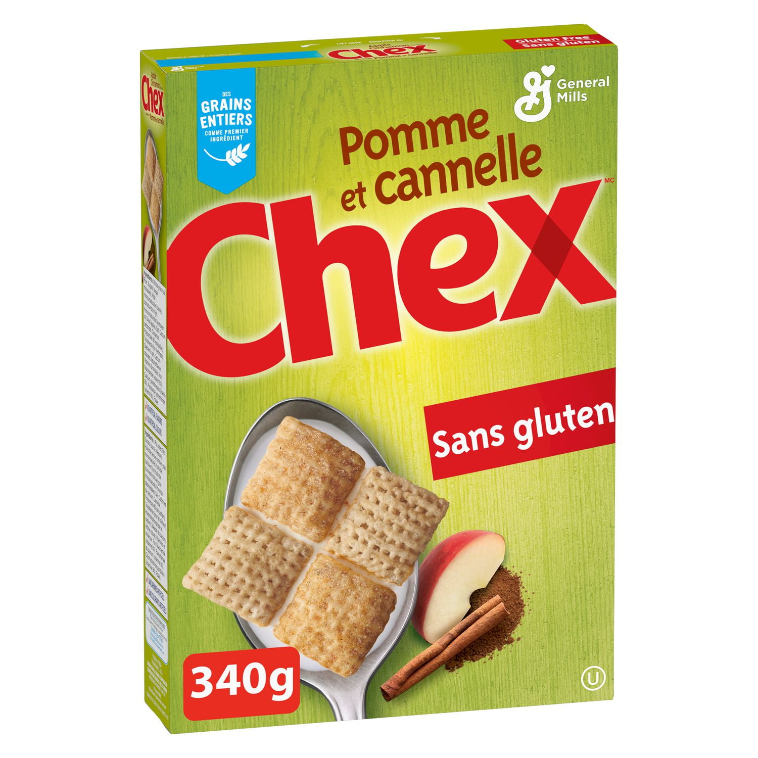 Chex Sans Gluten Pomme et cannelle Céréales