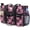 Baroque Carnation, variant on Utility Water Resistant Tote Bag with 13 Pockets, Zipper Closure