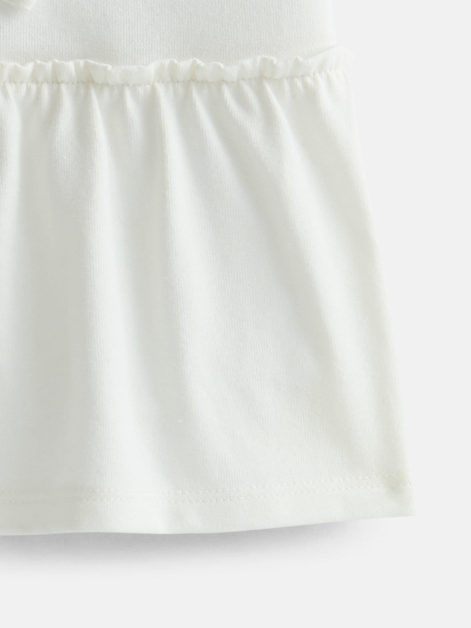 Wonder Nation Girls Bow Front Top with Short Sleeves, Sizes 4-18 & Plus