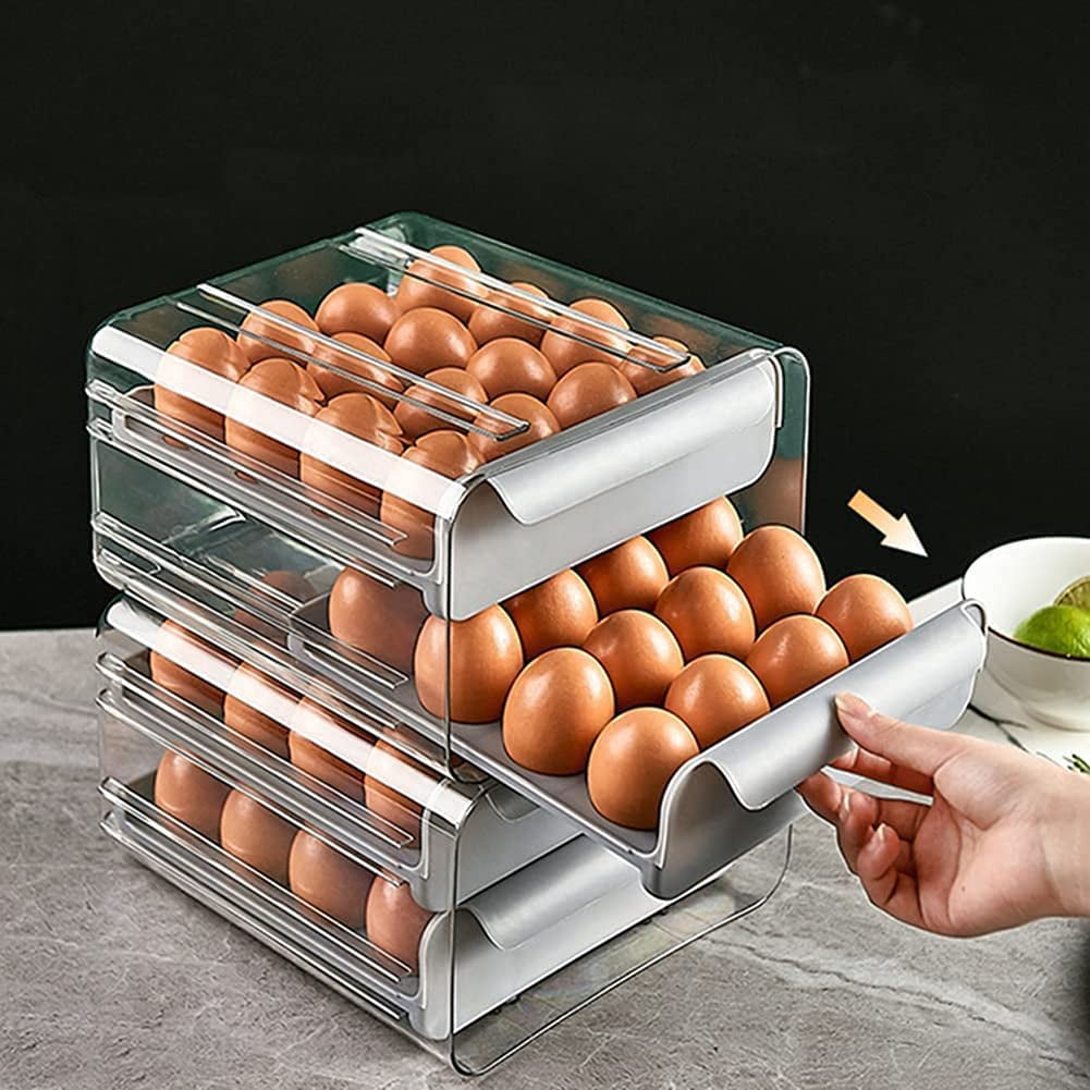 Bandeja Porta Huevos Tomaibaby Para Nevera - 6 Hueveras - Plástico PP - Medidas 14.8x9.7x2 Cm - Organizador De Cocina