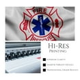 thumbnail image 4 of Promo Patriot's 3'x5' ft Fire Rescue Flag - Civilian Service Flags - Printed on Economy Polyester - Epoly Header & 2 Plated Grommets - Honor Fire Service & EMS, 4 of 5