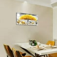 thumbnail image 5 of Aaheei Wall decorations for living room Canvas Wall Art for bedroom Abstract wall decor Black and white Canvas Art Yellow tree paintings bathroom Home Decoration Hang Pictures Office Wall Artworks, 5 of 6