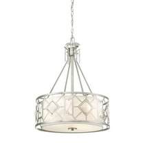 Designers Fountain Brentwood Satin Platinum 3 Light Pendant , 90131-SP