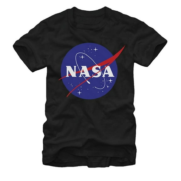 NASA Logo Adult Black T-Shirt