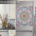 thumbnail image 6 of Coolnut Mandala Dishwasher Magnet Cover, Magnetic Refrigerator Panel Decal Wash Machine Front Door Decorative Cover for Home Kitchen Farmhouse Decor, 23"x 26", 6 of 6