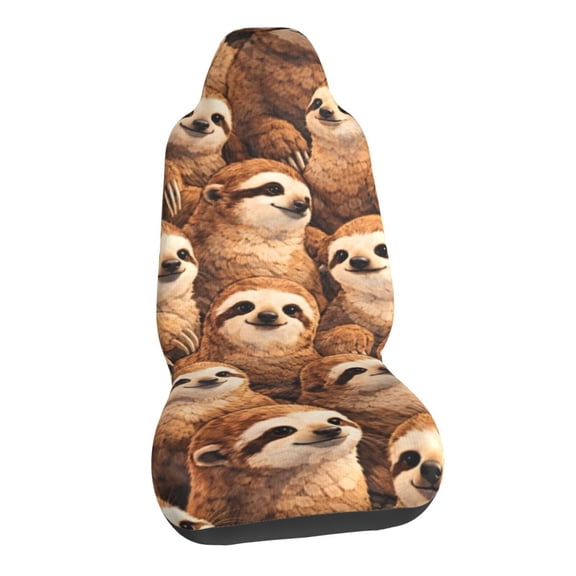 Sloth Wildlife Car Seat Covers Stretch Car Seat Protectors Universal Fit