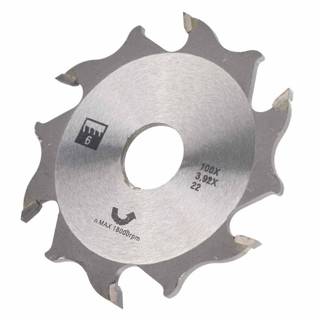 Biscuit Jointer Blade Tooth Blade 100mm Carbide High Performance Replacement Cutter for Precise Wood Joinery