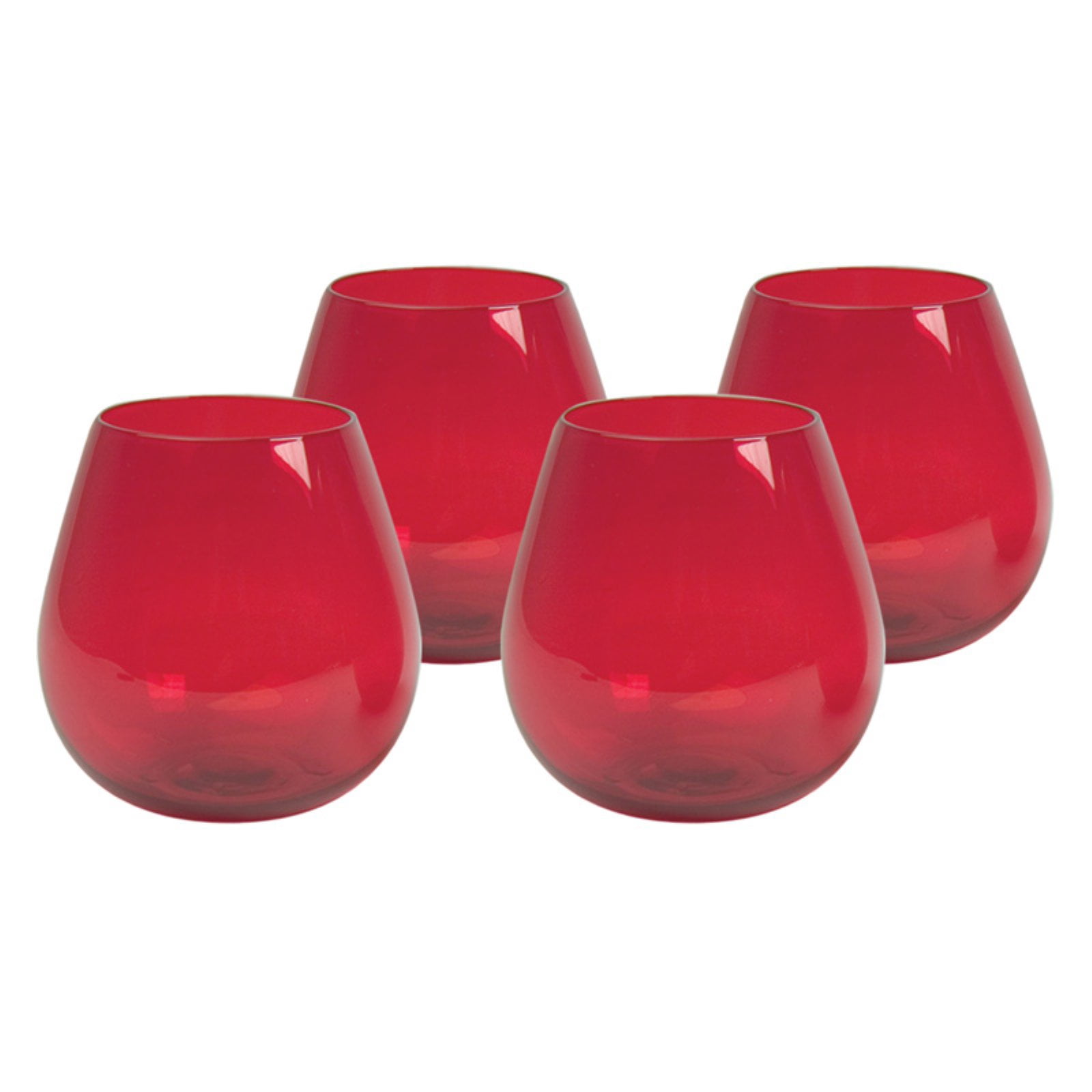 Artland Midnight Stemless Round Wine Glass