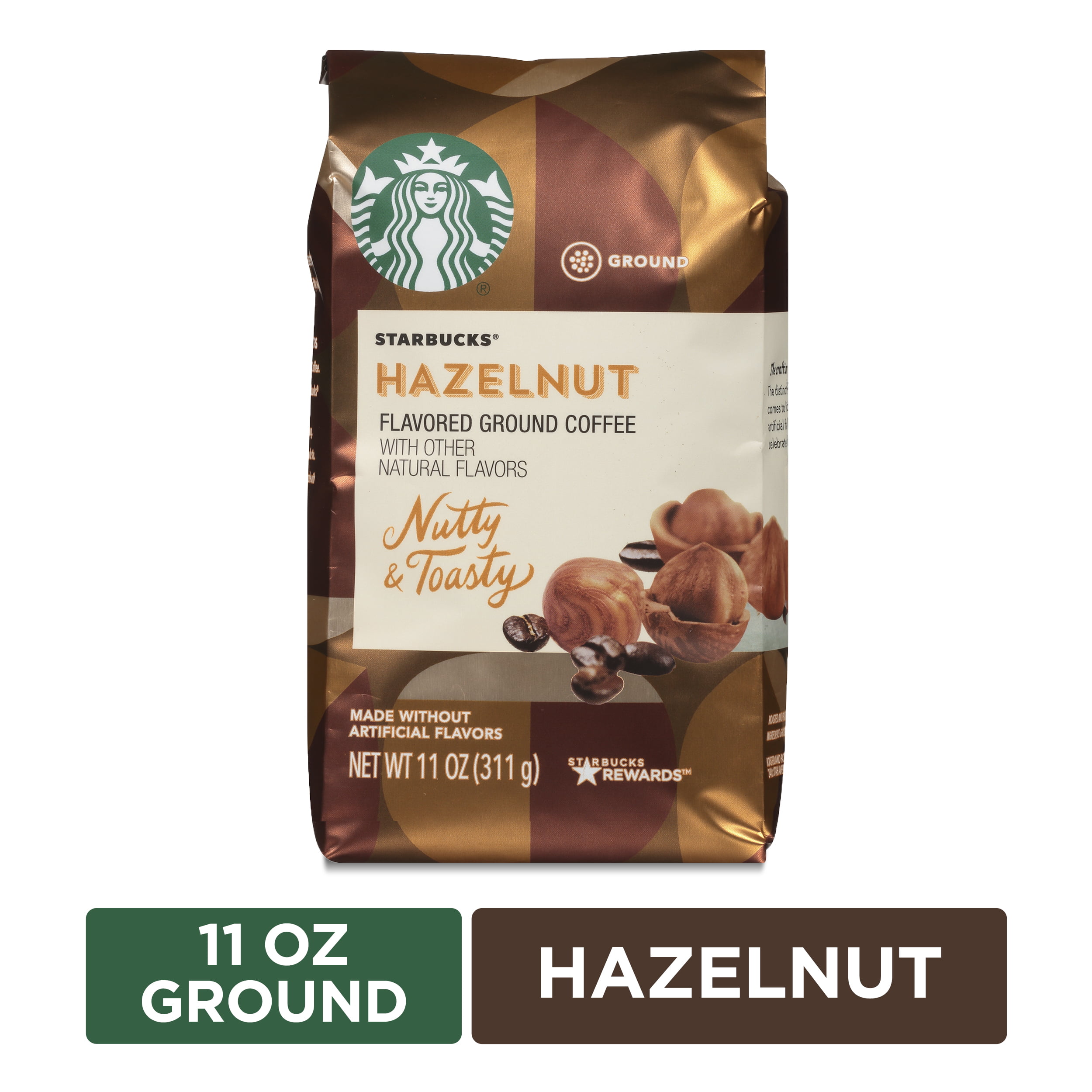 Starbucks Flavored Ground Coffee — Hazelnut — No