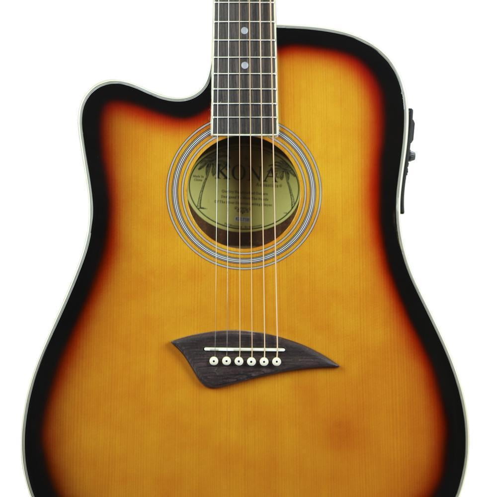 K2LN Kona K2 Series Thin Acoustic Electric Guitar Left-Handed - Natura —  M&M Merchandisers