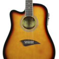 thumbnail image 2 of Kona K2 Series Left-Handed Thin Body Acoustic/Electric Guitar, 2 of 7