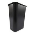 thumbnail image 2 of Rubbermaid  Indoor Trash Can, 10.38 Gallon Plastic Rectangular Open Top Garbage Bin, Black, 2 of 3