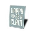 thumbnail image 4 of Happy as a Clam Novelty Sign, Metal Wall Decor - 10x14 inches, 4 of 4