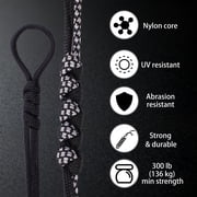 GOGHOST 300lb Paracord - 50FT Versatile Camping & DIY Rope for Outdoor and Home (2-Pack)