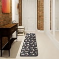 thumbnail image 6 of Unicorn Moon Star Hallway Runner Rug 2'X6' Non-Slip Washable Carpet Runner Kitchen Entryway Laundry Bedroom, 6 of 7