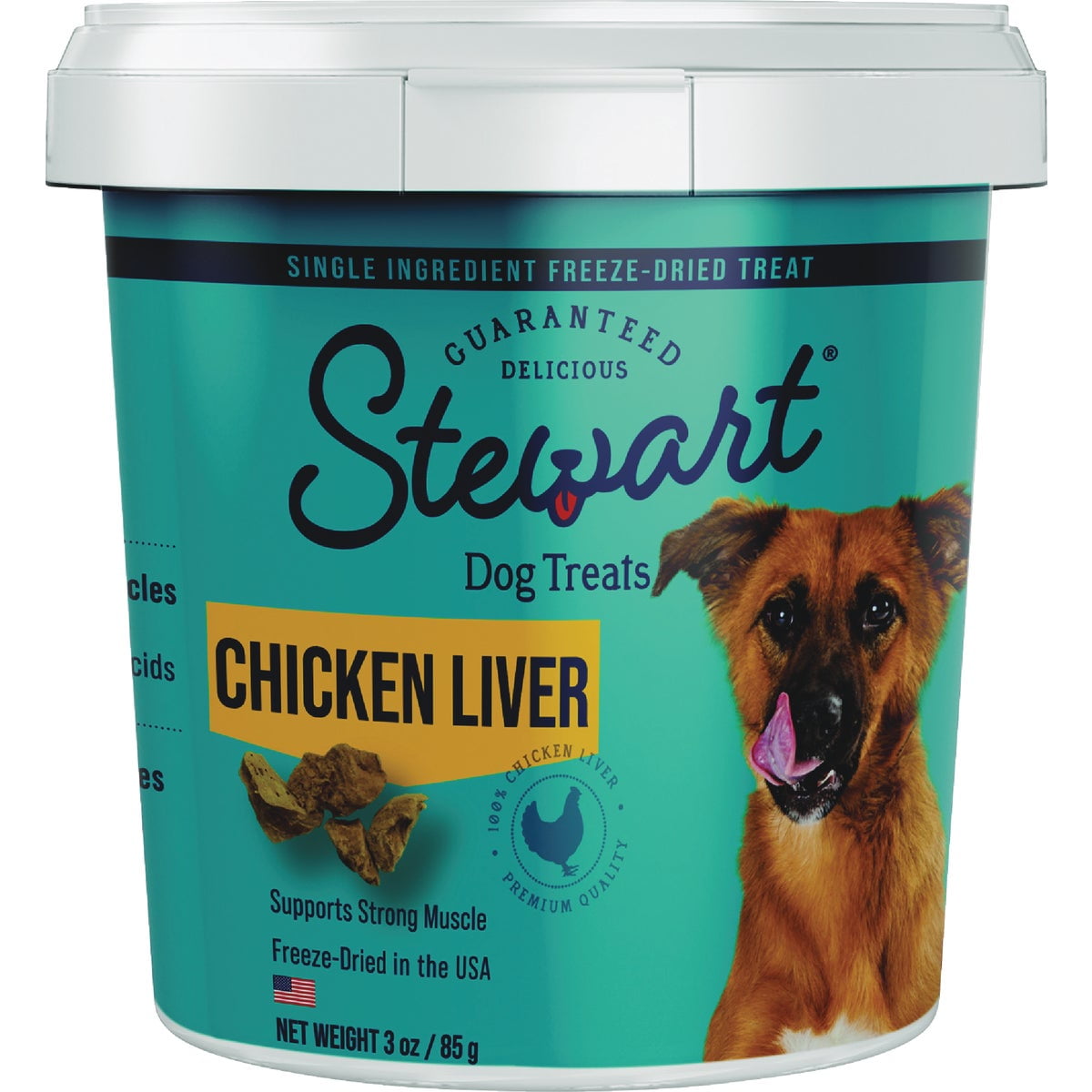 Bright Pet Stewart Chicken Liver Dog Treats - Pack of 2
