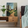 thumbnail image 5 of Spring Blossom Cottage Path Mosaic Canvas Print, Wall Art for Living Room Bedroom Dining Room Hallway Office Cafe, 5 of 8