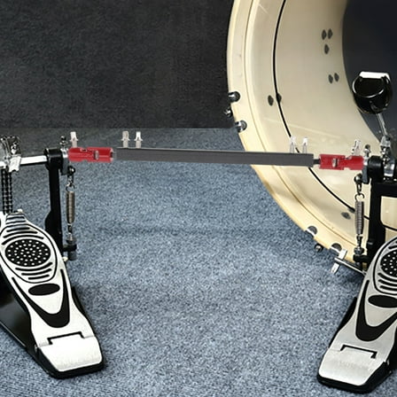 Supvox Assorted Color Double Bass Drum Pedals Link Bar for Drum Kit Replacement