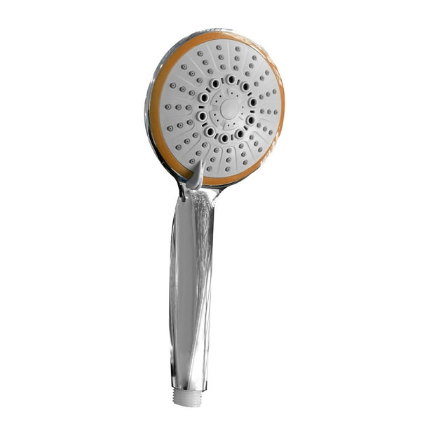 Cabezal de ducha Filtro de ducha extraíble Accesorio de baño de alta presión Grifo de ducha ajustable, Dorado seitruly HA000802-02B