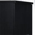thumbnail image 5 of Allora 3 Door Armoire with 2 Drawers 3 Shelves in Black, 5 of 6