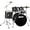 Midnight Black, variant on ddrum D2 5-Piece Drum Set - Midnight Black