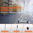 thumbnail image 5 of 17" Rolling Magnetic Sweeper with 10 lbs Capacity – Adjustable Handle 17.5"–40.9", Lightweight Nail & Screw Pickup Tool with Wheels, Brush, Durable Aluminum Body for Garage, Lawn, Workshop Cleanup, 5 of 10