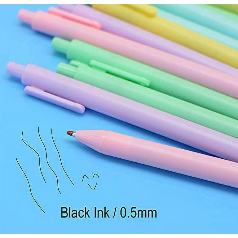 Kawaii Pastel Flowers Retractable Gel Pens, Cute Gift Pen Set –  MyKawaiiCrate