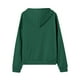 thumbnail image 5 of sudadera con capucha y cremallera de manga larga de color sólido de moda casual para mujer verde oscuro / l, 5 of 5