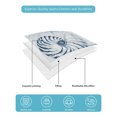 thumbnail image 4 of Quilts Queen Size Bedding Set, Blue Conch Coastal Reversible Summer Quilt 3 Pieces, Summer Beach Coral Starfish Shell Lightweight Bedspreads Coverlets with 2 Pillow Shams for All Seasons, 4 of 5