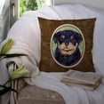 thumbnail image 3 of Carolines Treasures SS8929PW1414 Rottweiler Fabric Decorative Pillow, 14Hx14W, multicolor, 3 of 4