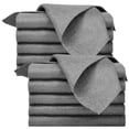 thumbnail image 2 of CIVG 10pcs Cleaning Cloth Reusable Microfiber Cleaning Pad High Water Absorption Stripe Free Cleaning Towel Rag Multipurpose Polishing Cloth for Kitchen Glass Car Window Cleaning 30 脳30cm/20 脳 30cm, 2 of 10