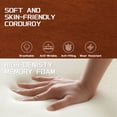 thumbnail image 5 of VFD Compression Sofa - 3 Seats Convertible Floor Sofa Bed - with Pillow Back Support Armrest - Comfy Foldable Sofa Bed Compressed Sofa in Box - Corduroy Fabric - for Living Room Bedroom, 5 of 11
