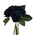 thumbnail image 5 of Pack of 6 stems-Real touch rose bouquet, 5 of 8