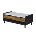 thumbnail image 6 of ACM-LV00828 - ACME Axel Coffee Table w/Lift Top, Marble, Walnut & Black Finish, 6 of 6