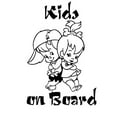 thumbnail image 2 of Cheers.US Cute Cartoon Large Kids On Board Reflective Stickers and Decals for Car, Kids in Car, Safety Warning Sign, Easy to Install and Remove, Vinyl, Funny Anime, 2 of 5