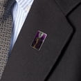 thumbnail image 2 of Batman Arkham Asylum Video Game Joker Metal Rectangle Lapel Hat Pin Tie Tack Pinback, 2 of 4