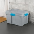 thumbnail image 4 of Sterilite Bac de Rangement Empilable 30 Gal avec Couvercle, Lot de 6, 4 of 12