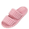 thumbnail image 3 of Agkizg Womens Fall Winter Slippers, House Slippers, Solid Color Open Toe Fuzzy House Slippers Warm Plushes Casual Indoor Winter Home Slippers, 3 of 7