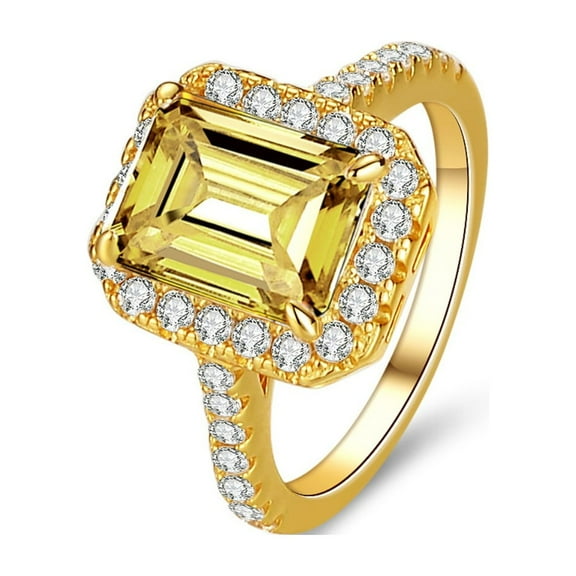 3ct Moissanite Engagement Rings for Women Emerald Cut D Color VVS1 S925 Sterling Silver Women Gold Rings Moissanite Rings with Certificate