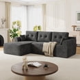 thumbnail image 1 of 105 Inch Cloud Sectional Couch for Living Room, Modular Sectional Sofa with Deep Deat, No Assembly Needed Boneless Sofa with l Shaped Chaise, 1 of 7