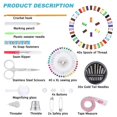 thumbnail image 3 of 128PCS Sewing Box Kits Portable Travel Needles Thread Stitching Kits DIY Sewing Supplies Premium Mini Sewing Accessories, 3 of 8