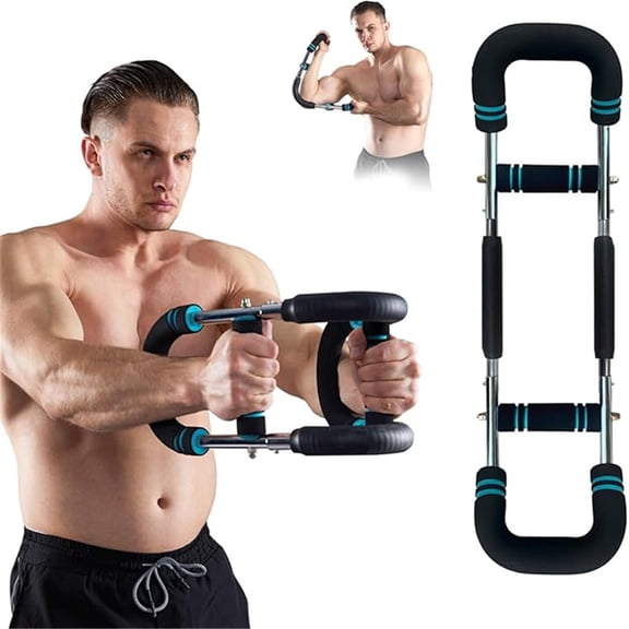 Twister Arm Trainer | Power Twist Arm Trainer | Adjustable Twister Arm Chest Exerciser | Shoulder Muscle Training Fitness Equipment | Portable Spring Resistance Home Fitness Equipment