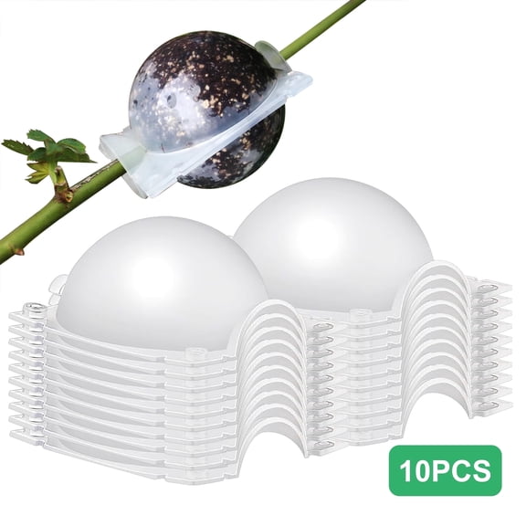Lingsida 10pcs Air Layering Propagation Kit, Reusable Half Clear Grafting Ball, Plant Air Layering Pods Rooting Ball for Fast Propagation