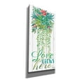 thumbnail image 2 of Epic Graffiti 'Love Grows Hanging Plant' by Cindy Jacobs, Canvas Wall Art, 30"x60", 2 of 2