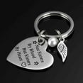 thumbnail image 2 of ornament display,Good Sister Gift Keychain Fashion Jewelry Keychain Stainless Decoration &,Silver, 2 of 8