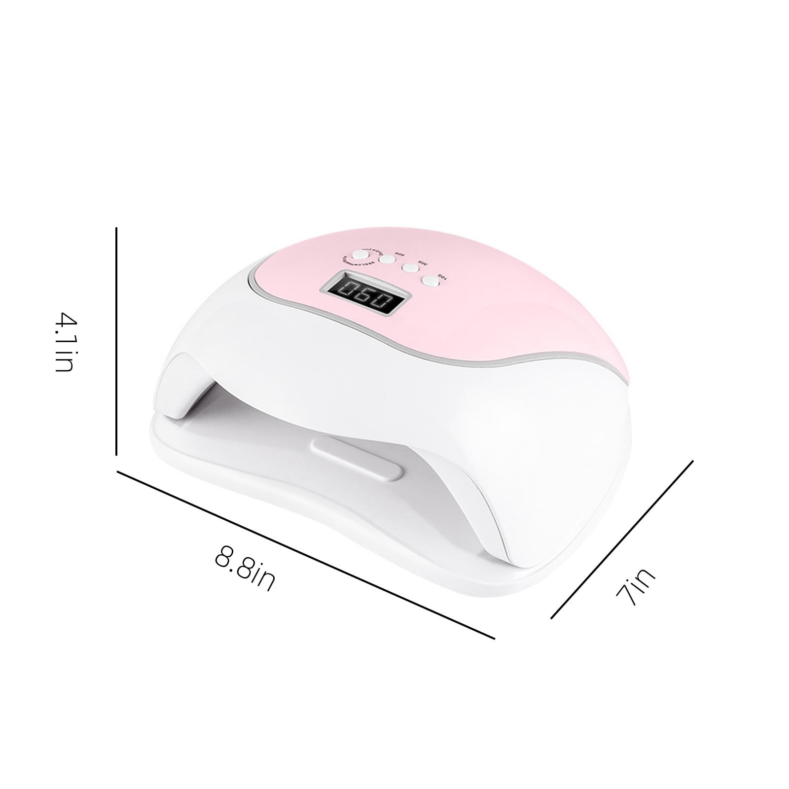 120W UV LED Nail Lamp, Professional Nail Dryer Gel Polish Light, UV Nail Light with Timer Settings, Nail Polish Curing Gel LED Dryer with Automatic Sensor